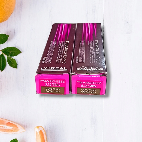 L'Oreal Professionnel DIARichesse 2 Tubes Ammonia-Free 5.15/5BRV Cappuccino - Picture 1 of 16
